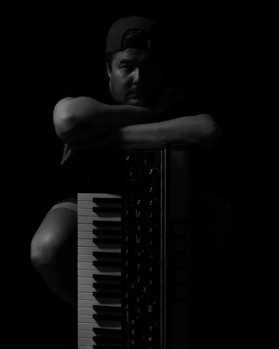Leaning on the keys